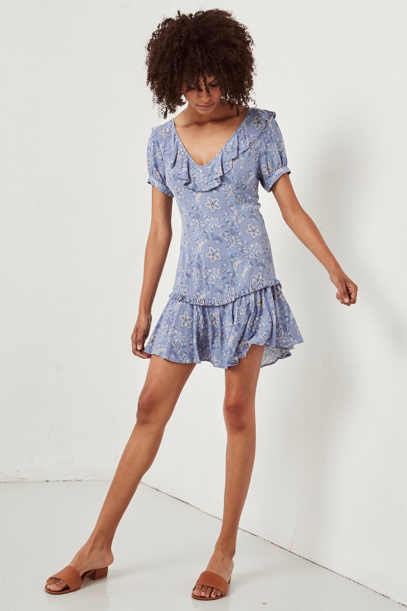 Celestial Mini Dress - Chambray – Shop ...